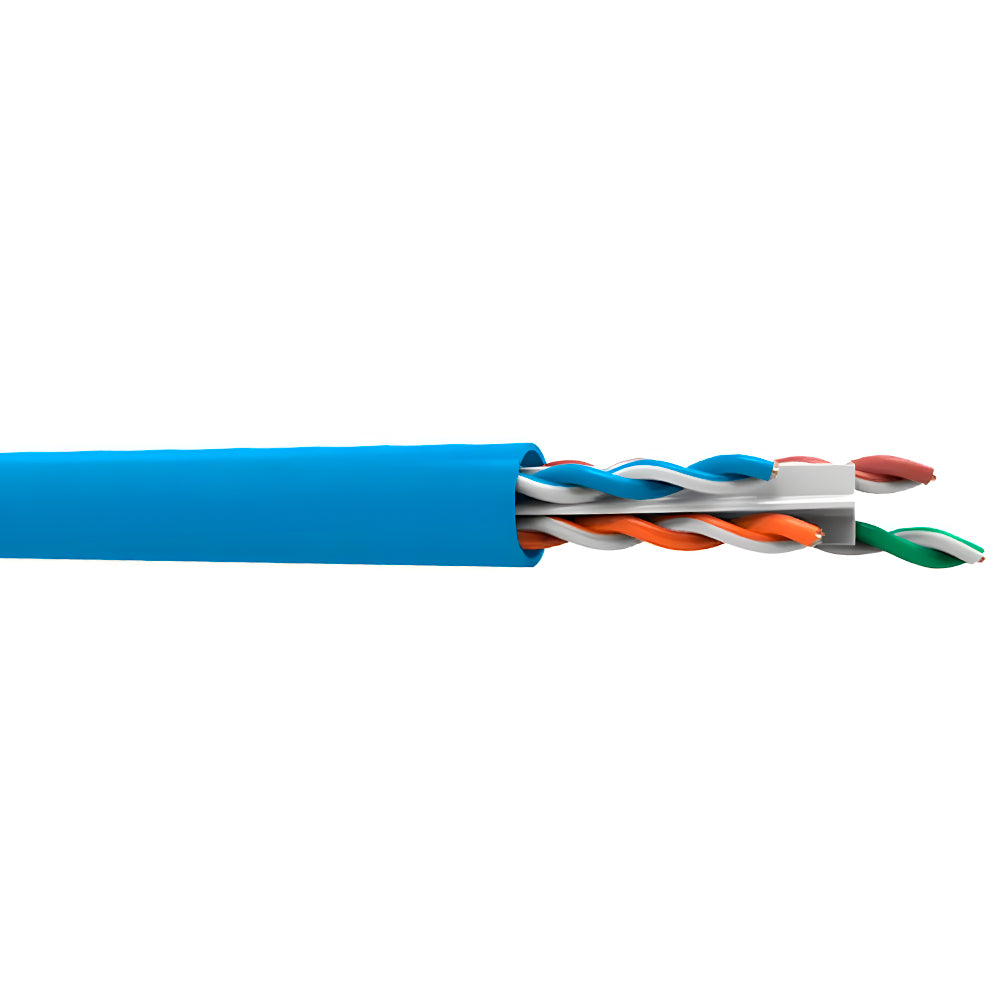 Metro de Cabo de Rede, Furukawa Soho Plus, CAT6, 24AWGX4P, U/UTP, Trançado 4 Pares, Azul